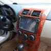 Interior Wooden Color Trim Center Console Cover Window Control Panel Moulding Trim Accessories For Toyota Corolla 2007-2013
