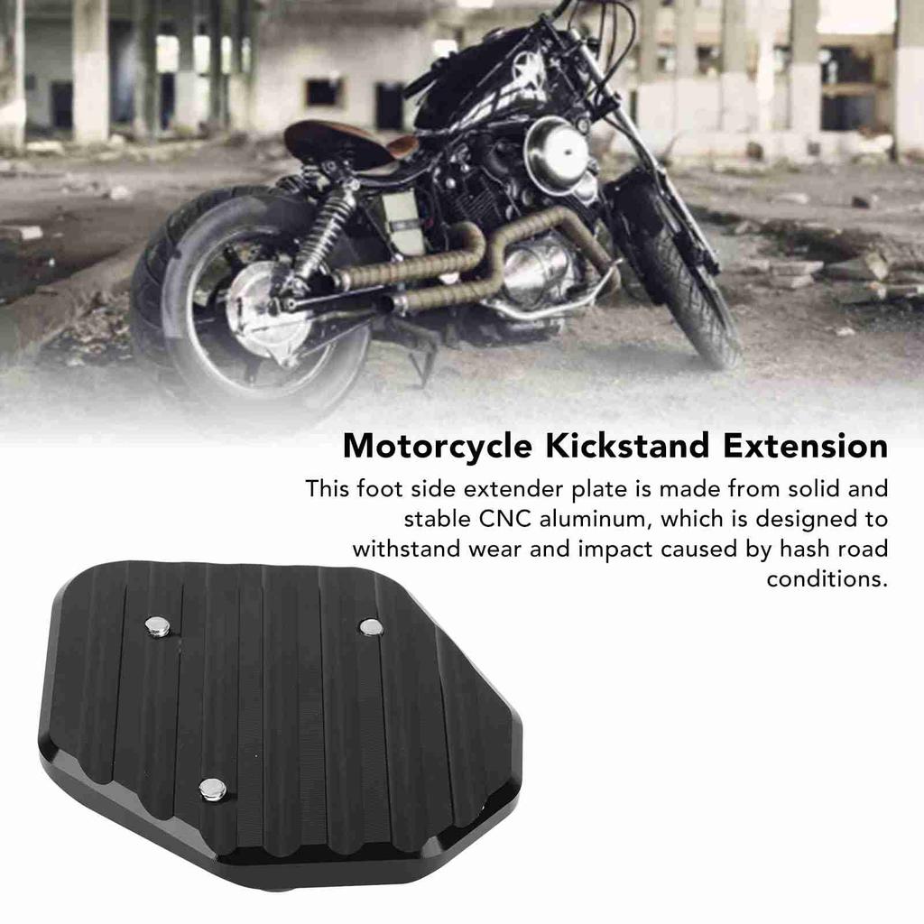 Foot Side Stand Extension CNC Aluminum Heavy Duty Foot Support Replacement for   800MT 2020‑2023