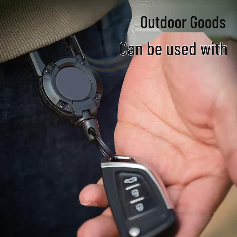 Tactical Retractable Anti-Loss Keychain