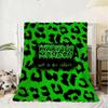 Singer Marilyn Manson Throw Kid-Friendly Flannel Throw Blanket Soft Warm Anti-Static Washable All Season
