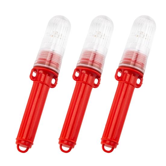 1/2/3Pcs Boat Flares LED Warning Lights Super Bright Multiple Lighting Modes Mini Size Waterproof Boat Safety Kit Emergency Signal Lamps