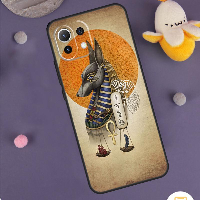 Anubis Egyptian God Case For Xiaomi 15 14 Ultra 13T 14T 15T 17 Pro Max POCO F8 Ultra X5 X6 X7 F5 F6 F7 Pro Cover