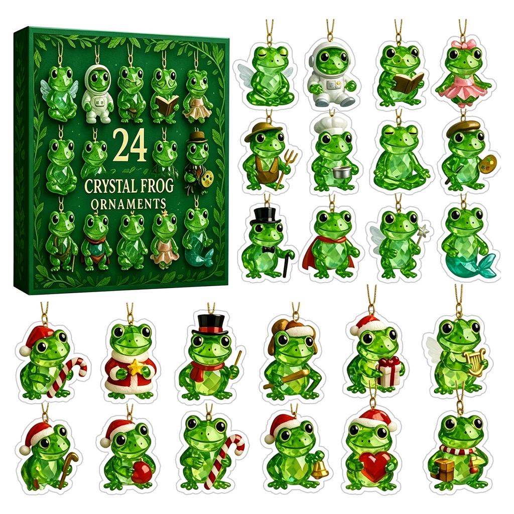 Decorazione Acrilica Calendario dell'Avvento di Natale per il Countdown delle Festività Arredamento per la Casa