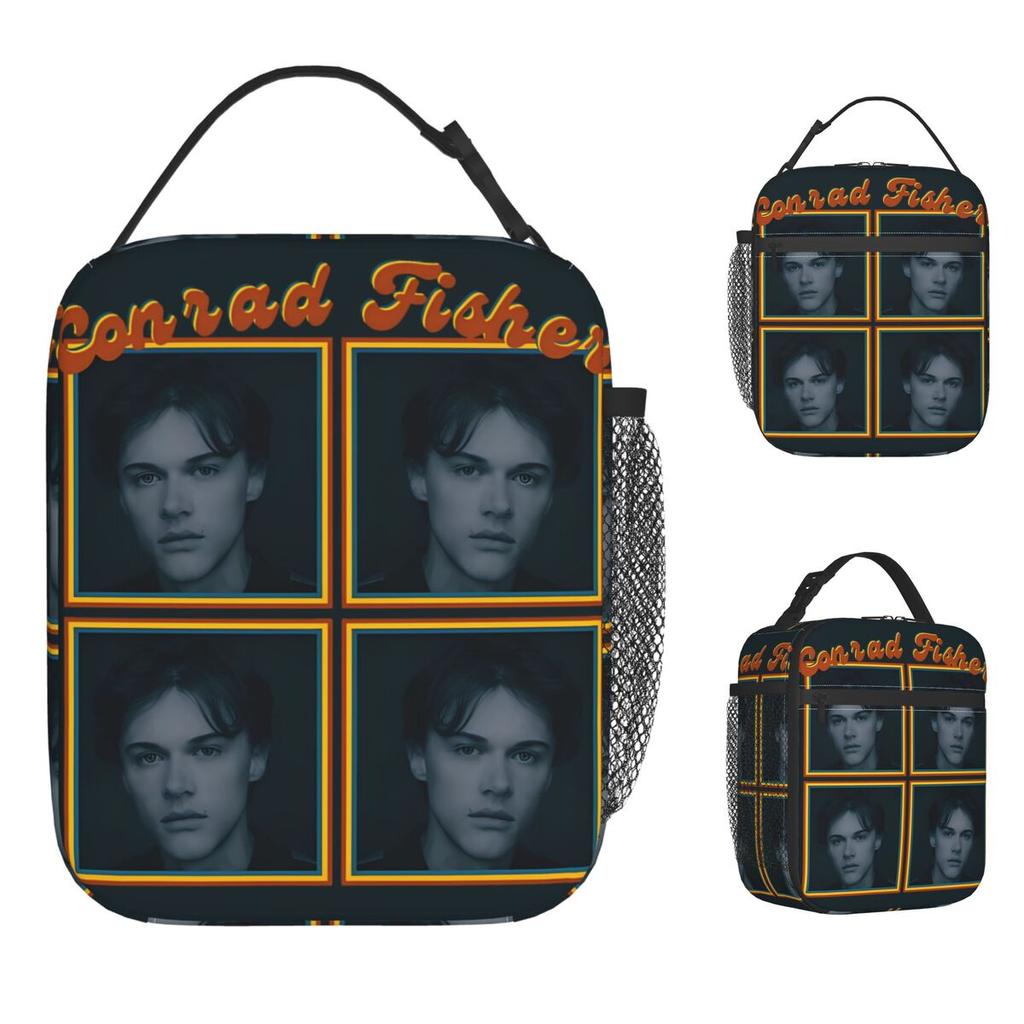Conrad Fisher Turned Pretty Lunch Bag Leisure Lunch Box Unisex Office Portable Cooler Bag Waterproof Designer Thermal Lunch Bags