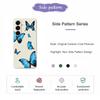 For Samsung Galaxy A17 5G Case Blue Butterflies Pattern Printing Straight Edge TPU Phone Back Cover
