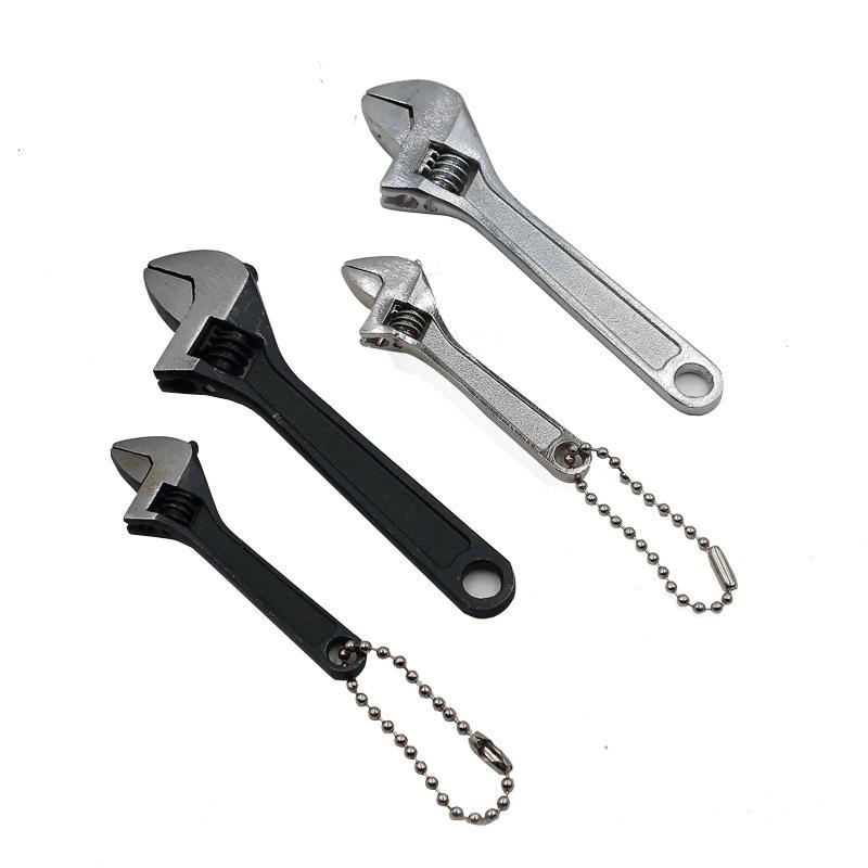 1 Pezzo Chiave Inglese in Acciaio al Carbonio Mini Attrezzo Chiave Regolabile Mini Chiave Inglese Aperta Mini Attrezzo Chiave a Rullino
