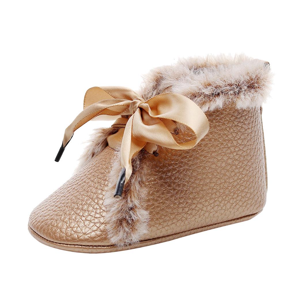 Baby-Stiefel für Neugeborene, Mädchen und Jungen, warme Schuhe, Lauflernschuhe, Stiefeletten