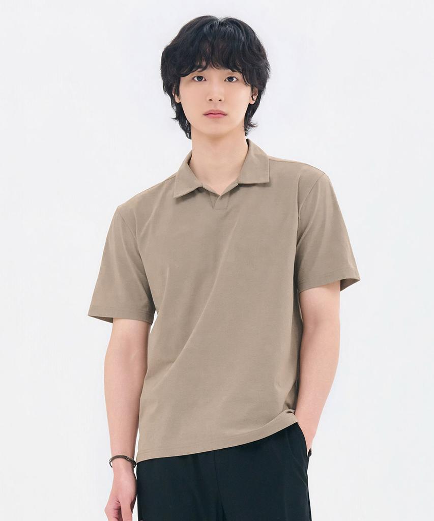 CHASECULT Men'S Cool Open Collar Short Sleeve T-Shirt-Fcrk5715E0X