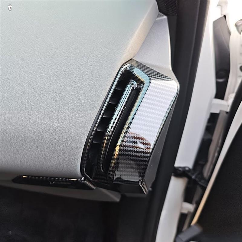 For BMW X3 G45 2025 Carbon Fiber Car Side Air Condition Vent Outlet Frame Cover Trim Decoration Accessories