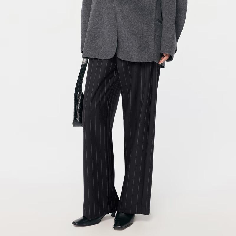 JNBY Women s Loose Straight-Leg Wide-Leg Trousers XS