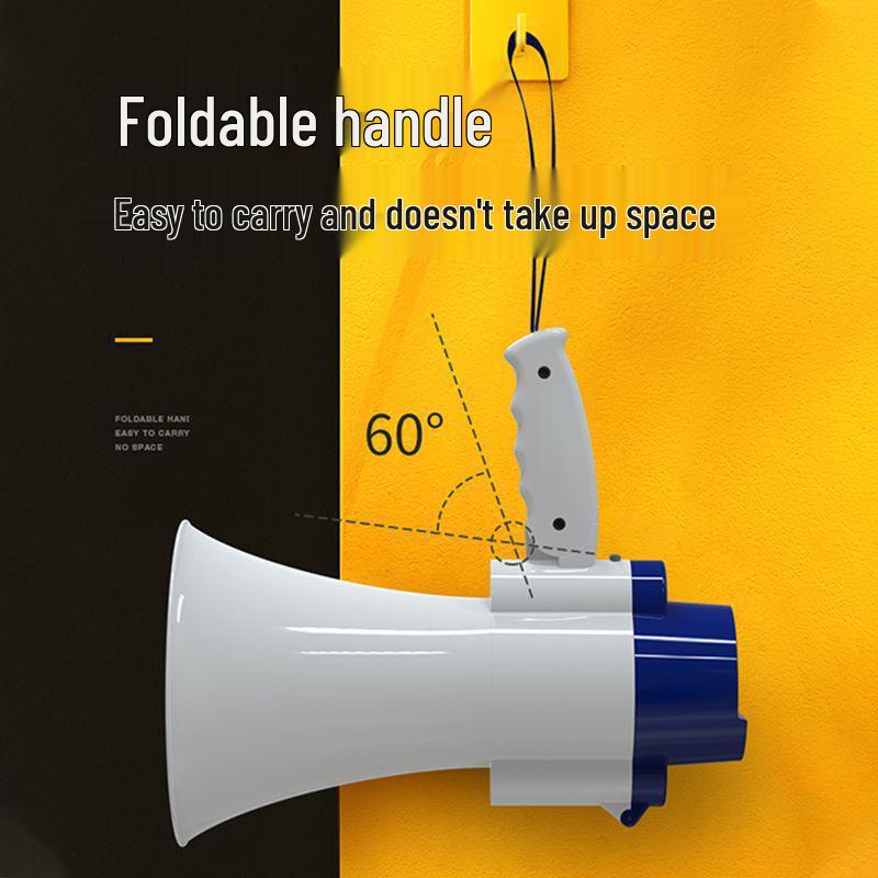 Bluetooth Megaphone with Extended Range - High-Pitched Speaker for Outdoor Use