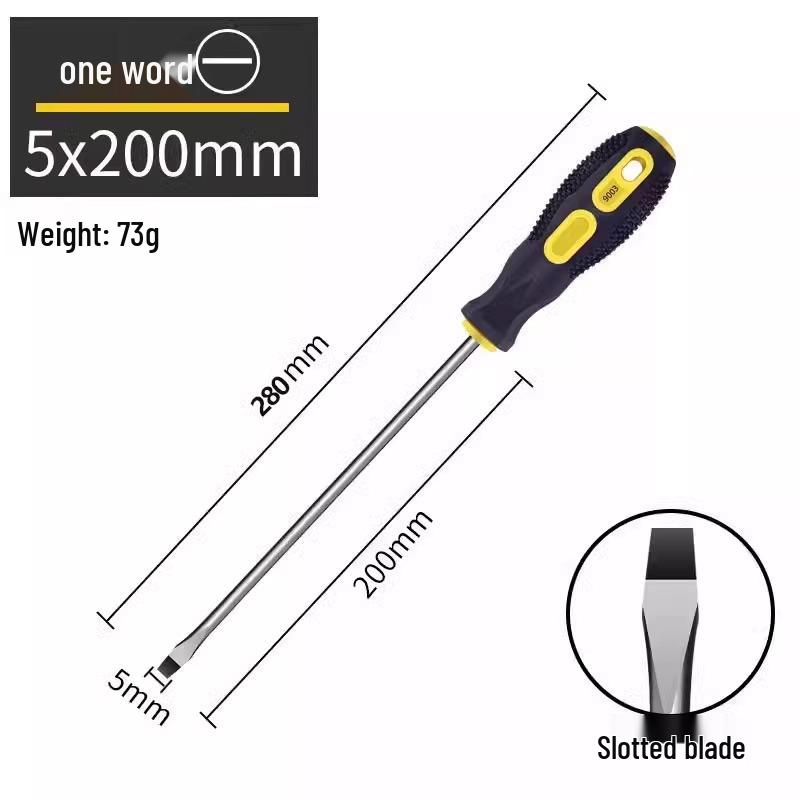 High Hardness Magnetic Torx Screwdriver Set - Includes Phillips, Slotted, and Flat Head Screwdrivers