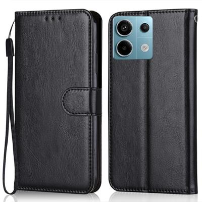 Pro Redmi Note 13 Pro 4G 5G pouzdro Nárazuvzdorné kožené pouzdro Flip Book Book pro Xiaomi Redmi Note 13 Pro Plus Note13 Pro 4G 5G měkké obaly na telefon