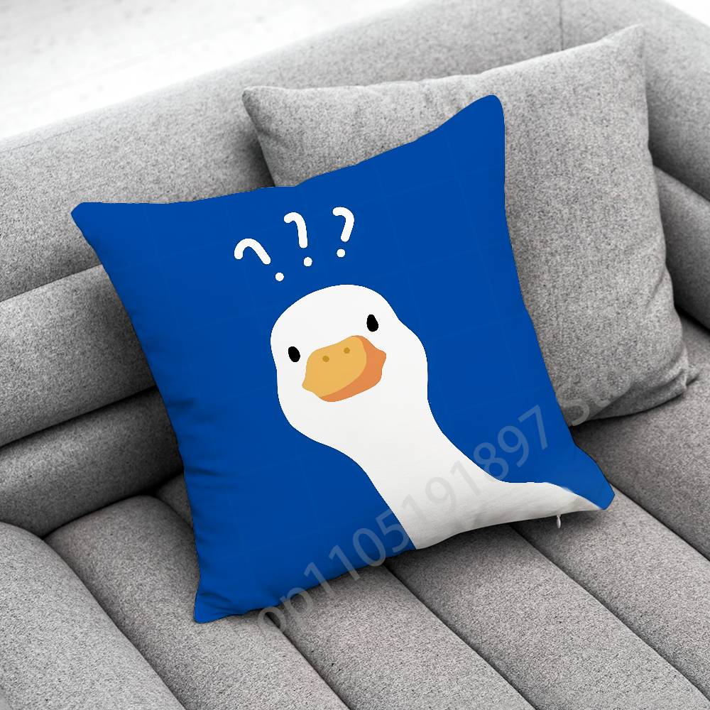 

Cartoon Goose Duck Cute Throw Pillow Case For 45x45cm 40x40cm 30x30cm 50x50cm 55x55cm Square Home Pillowcase Case 30cmx30cm