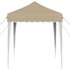 Pop Up Party Tent 195 X 195 X 245 Cm Cream Oxford Fabric