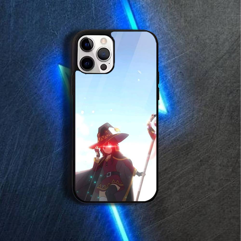 M-Megumin K-KonoSuba  Phone Case For iPhone 17,16,15,14,13,12,11,Pro,Max,Plus,Mini,Magsafe,Magnetic Wireless Charging Case