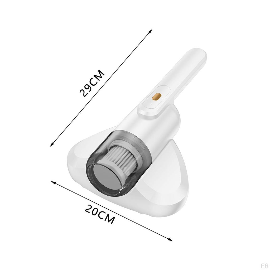 Vysavač na roztoče 10000PA Silný sací výkon Bezdrátový pro matrace Přikrývky Černý