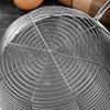 Stainless Steel Deep Skimmer with Wire Mesh Heavy-Duty Slotted Spoon for Frying Dumplings Noodles Rust-Proof Dishwasher Safe Essential Kitchen Tool