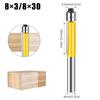 J0MC Multifunctional 8mm Shank End Mill 45# Steel Router Bit For Engraving Machines Trimmers And Routers