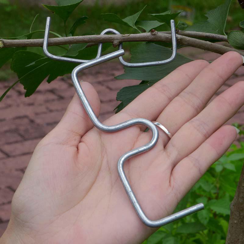 Frukttre Grenform Fikser Hage Gård Trær Støtteholder Planter Klatreplanter Trenere M-Formet Ståltråd Grenbøyningsverktøy