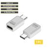 USB4 V2 90 Degree Type C Angle Adapter 80Gbps Thunderbolt 5 4 3 Elbow Adapter 240W USB-C Cable Connector 40Gbps for MacBook Air