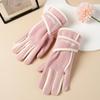 Warm Fleece Lined Touchscreen Gloves Outdoor Cycling Hiking Running Winter Use Unisex One Size