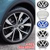 VW Polo Golf 4 5 4pcs 56mm Car Wheel Badge Center Sticker 60mm Wheel Hubcap Cover Accessorie For VW Golf Passat Polo CADDY R Rline GTI Beetle EN1