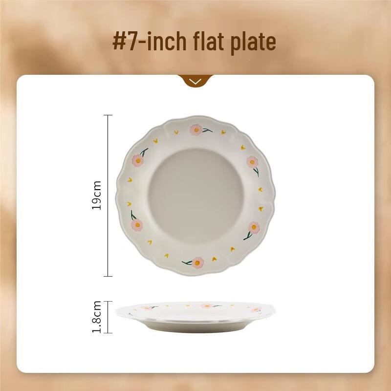 Модельная тарелка Nordic Bone China плоская 7 inch