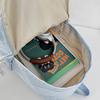 Schoolbag Korean ins Simple School Bag Junior High School Student Versatile Class Commuter Backpack Lightweight Large Capacity Travel Backpack