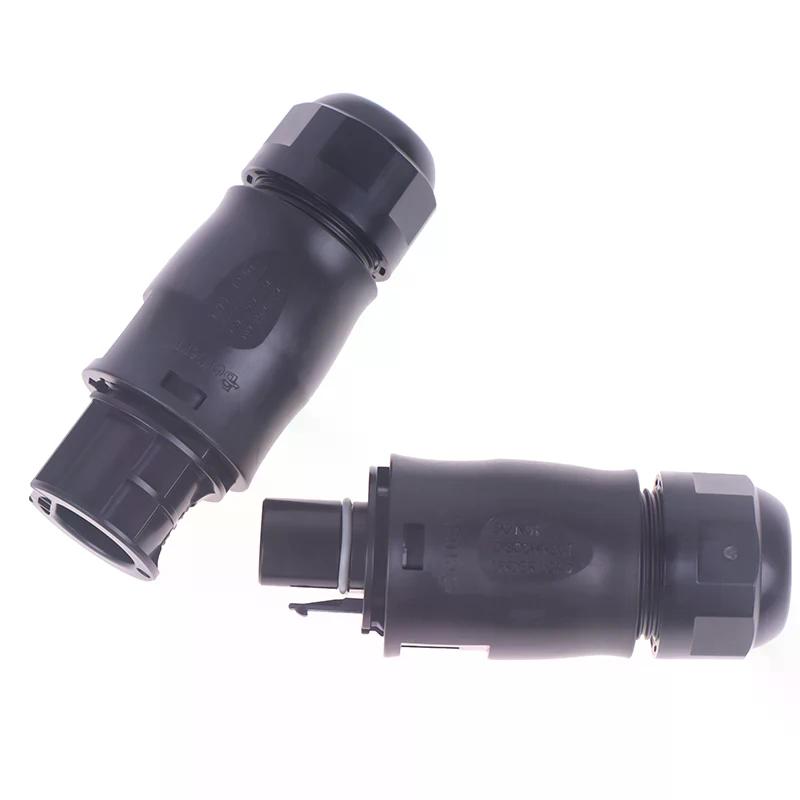 BC01 3Pin IP68 AC Male Female Connector For Hoymiles Deye Solar Micro Inverter PV Panel