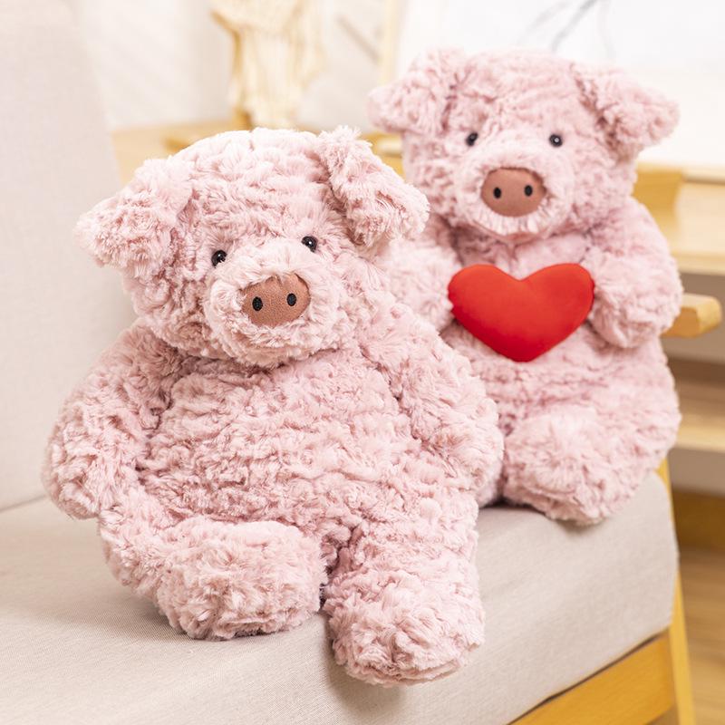Barnaby Pig Plush Toy - Cute Jellycat Stuffed Animal Doll, Perfect Gift and Popular Online Celebrity Trend