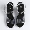Women's Thick Heel Sandals - Transparent One-Strap Slip-On High Heels Crystal Heel, Outdoor-Wear Open-Toe Sandals LFD-907188-1