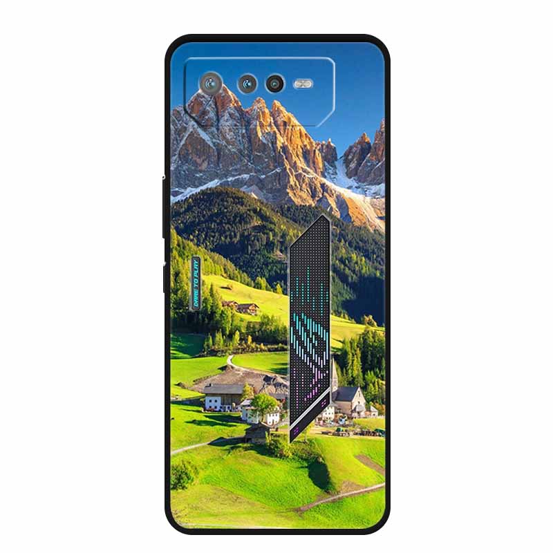 Für Asus ROG Phone 6 Hülle Luxus Silikon TPU Weiche Abdeckung Handyhülle für Asus ROG Phone 6 Pro Funda Rog6 Schutz Hülle Cartoon Hülle