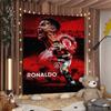 CCristiano RRonaldo CR7 Anime Tapestry Hanging Tarot Hippie Wall Rugs Dorm Home Decor