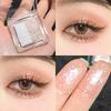 Ice Grape Pink Purple Eyeshadow Palette Glitter Pearl Shimmer Brightening for Student Fair Skin Portable Gift Set