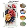 Colorful Rose Blossoms Large Size Diamond Painting Flowers Diy Full Square Round Drill Rhinestone Embroidery Mosaic Cross Stitch Kits Wall Decor