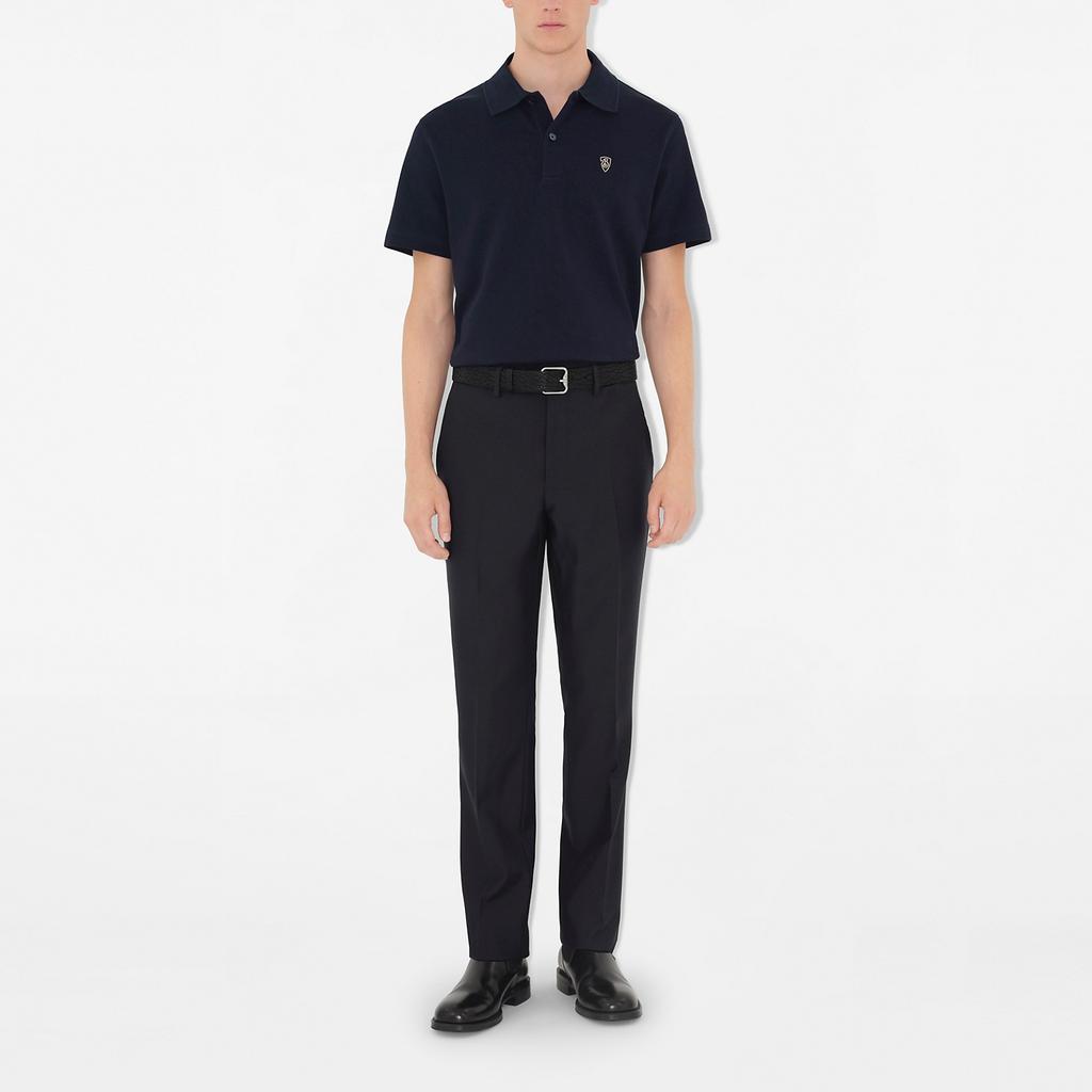Burberry Logo Embroidered Regular Fit Polo Shirt 80998841