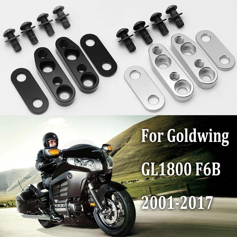 

Для Honda Goldwing GL1800 F6B GL 1800 2001-2017 2016 2015 аксессуары для мотокросса зажимы для руля адаптер для руля