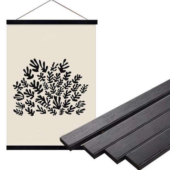 Yousheng Magnetic Poster Frame Wall Hanging Wood Painting Frame Canvas Poster Frame Photo Holder for Wall Decoration Displaying Painting Artwork