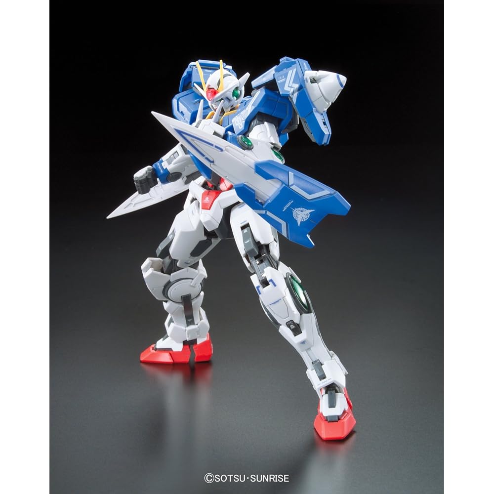 Bandai Spirits RG Mobile Suit Gundam 00 GN-0000+GNR-010 Double O Raiser 1/144 Scale Color-Coded Plastic Model Kit