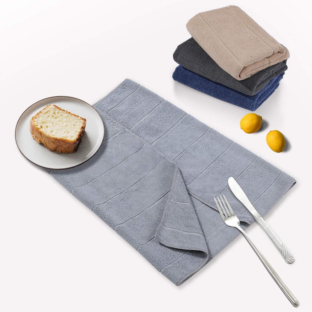 Olanly Microfiber Kitchen Towels Super Soft And Absorbent Dish Towels For Drying Dishes Lint Free Reusable Daily Cleaning Cloth