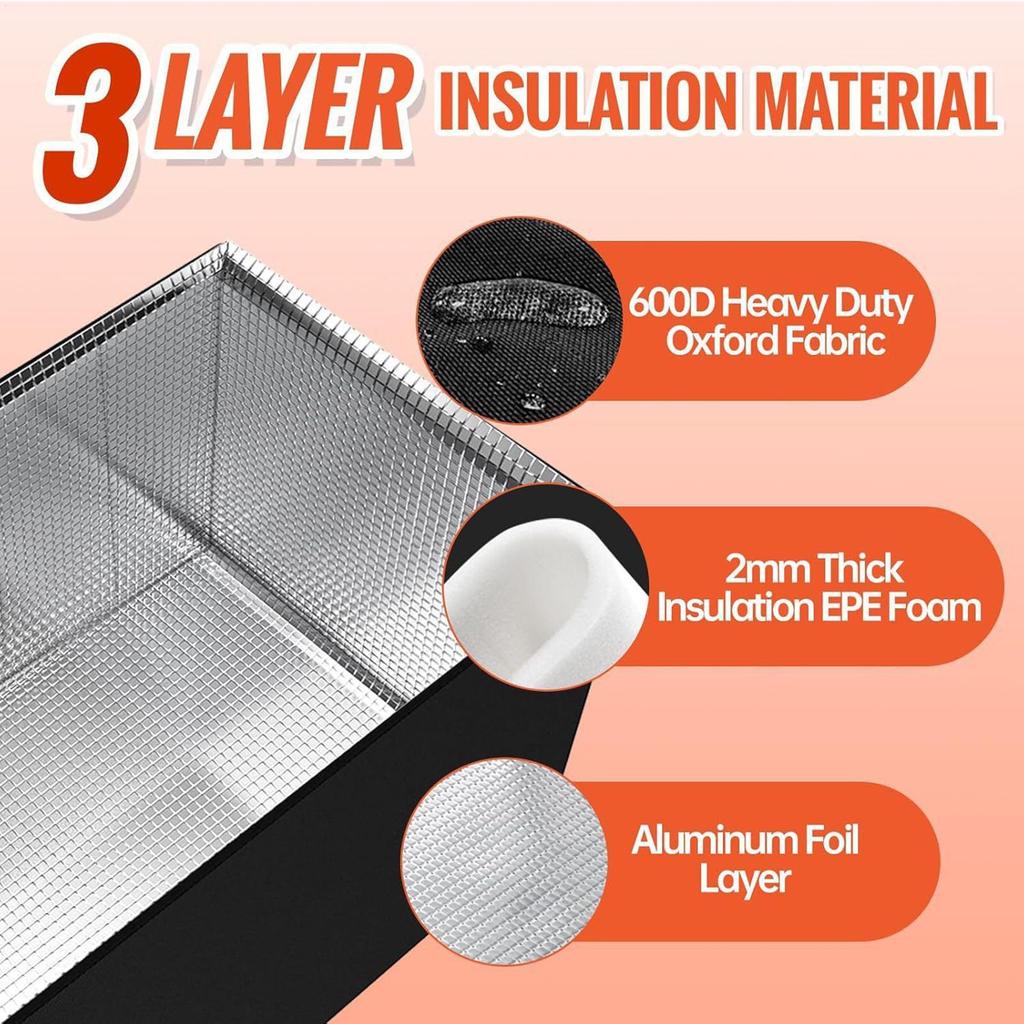 Window Air Conditioner Cover Thicken Waterproof Defenders Window Ac Unit Cover for Patio Exterior Apartment Yard Outdoor Home