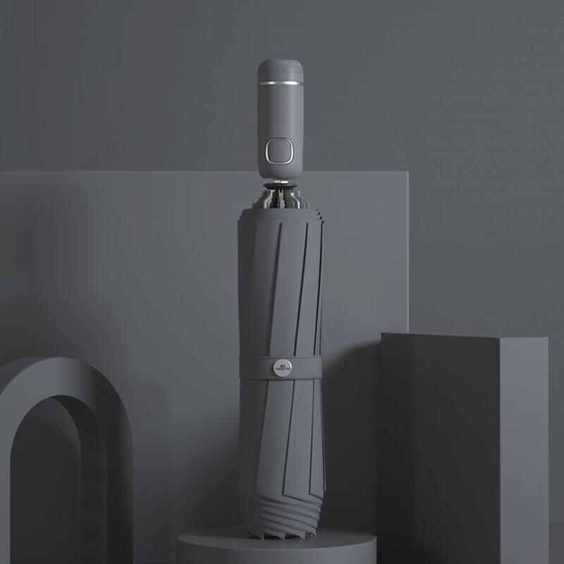 ZUODU LED Fully Automatic Reverse Folding Umbrella