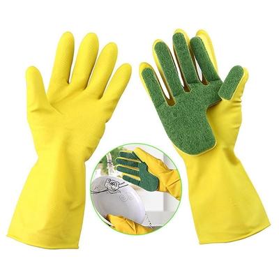 Neue 1 Paar Kreative Hause Waschen Reinigung Handschuhe Garten Küche Gericht Schwamm Finger Gummi Haushalts Clea