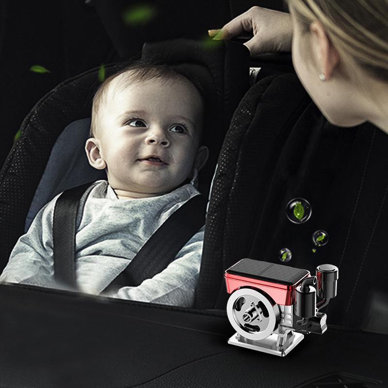 Car Oil Diffusers Solar Powered Rotating Car Perfume Diffuser Simulated Tractor Engine Car Perfume Diffuser Car Aromatherapy