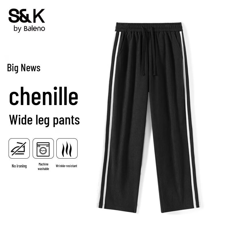 Baleno S&K Series Men's Chenille Straight-Leg Pants