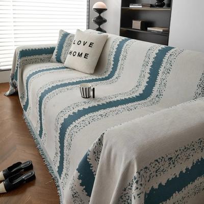 INS Nordic Sofa Cover Mat Throw Blankets for Living Room Couple Position Modern Throw Stripe Camping Picnic Blanket Cover
