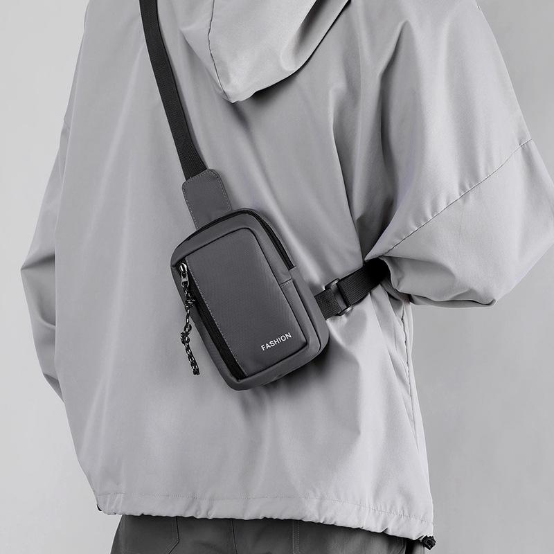 Unisex Chest Bag Simple Storage Bag Lightweight Travel Small Backpack Crossbody Bag Fashion Casual Single Should Bags