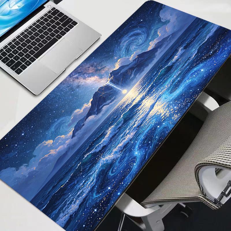 Mouse Pad Abstract Oil Painting Computer Speed Type Carpet Mat For ESports Players Laptop Keyboard Mousepad Office Desk Mat