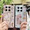 Waterproof Cartoon Phone Case For Tecno Camon30/4G/5G/CL6/CL7 Dirt-resistant Soft Case Cute Ring Anti-dust Phone Holder